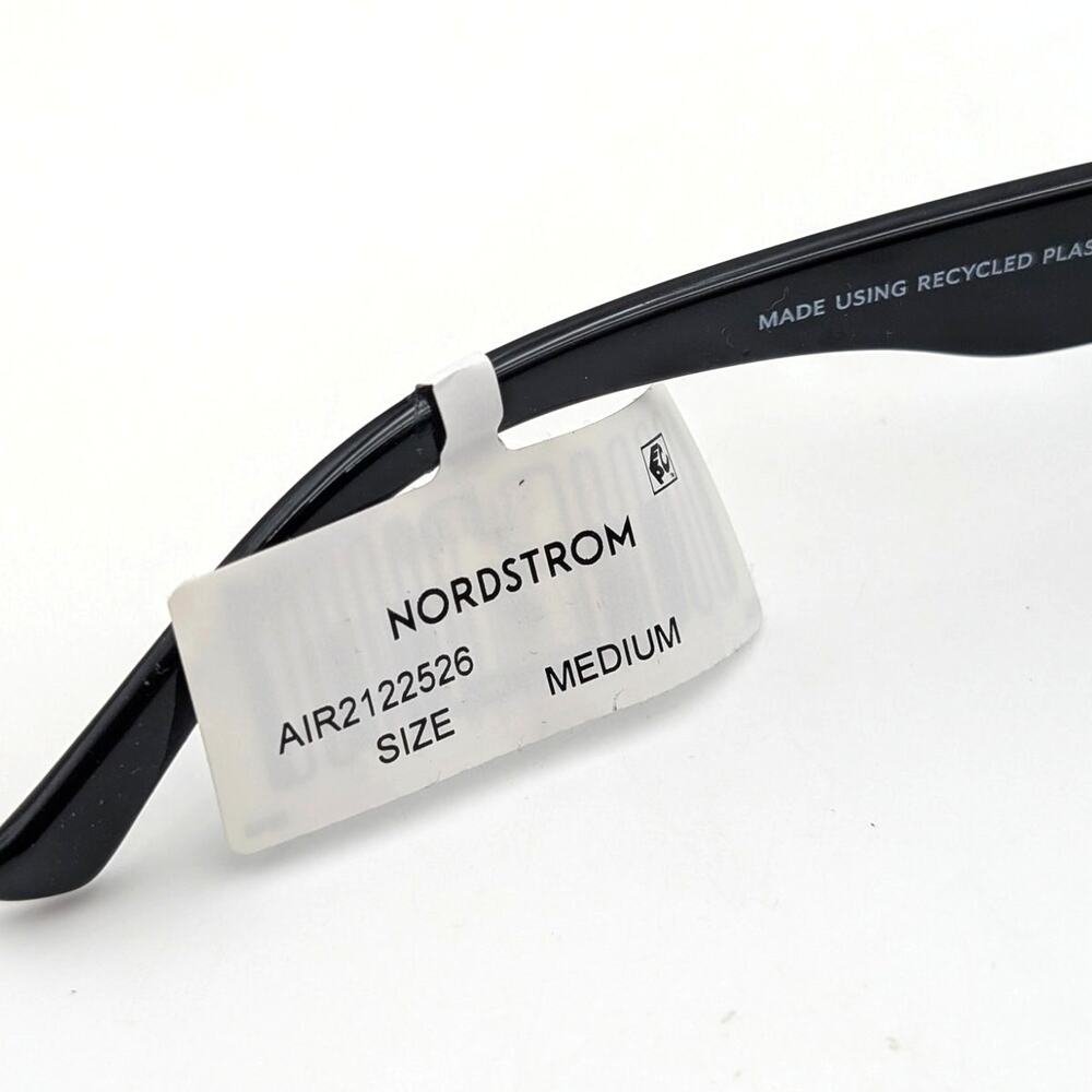 Aire Ceres Unisex Rectangle Sunglasses Black Frame with Smoke Mono Lens Size M - Picture 4 of 7